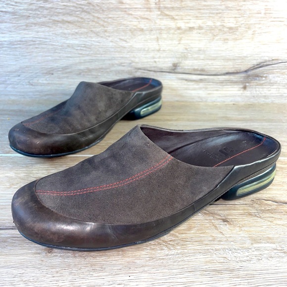 Cole Haan Women's NikeAir G Series Brown Leather Suede Sz 8 B Slip On Shoes EUC! - Picture 1 of 11